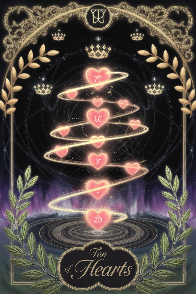 10 of Hearts Destiny Card — Ramazing Designs