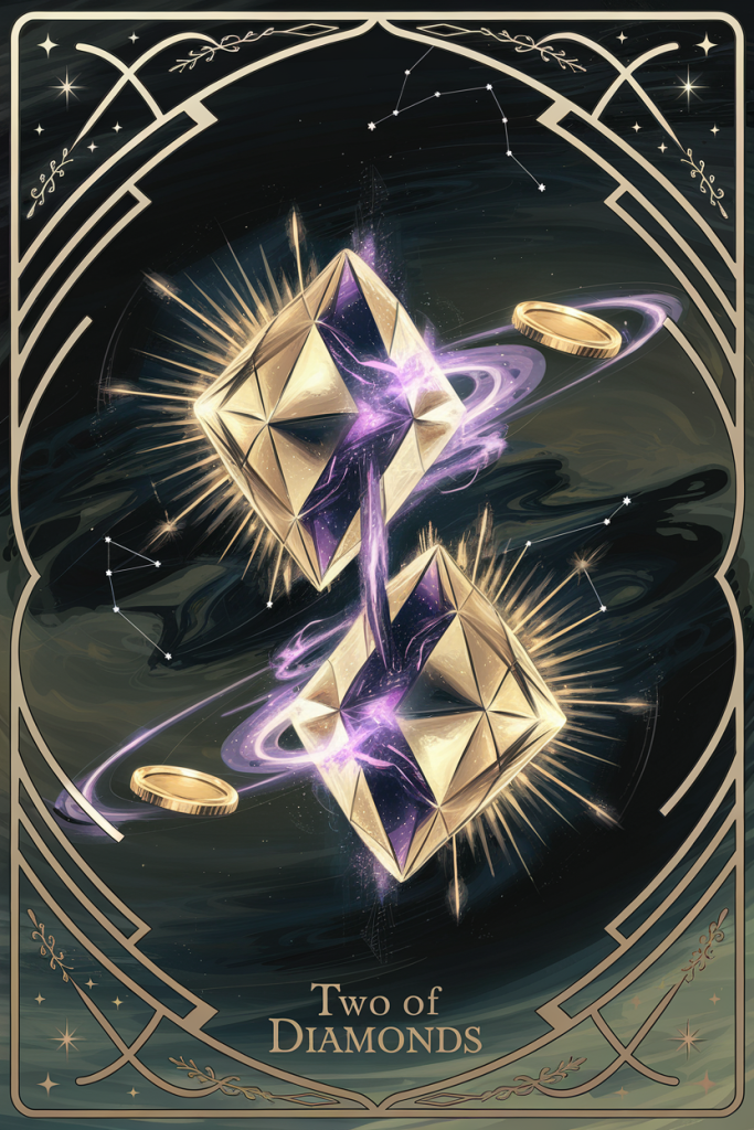 2 of Diamonds Destiny Card — Ramazing Designs