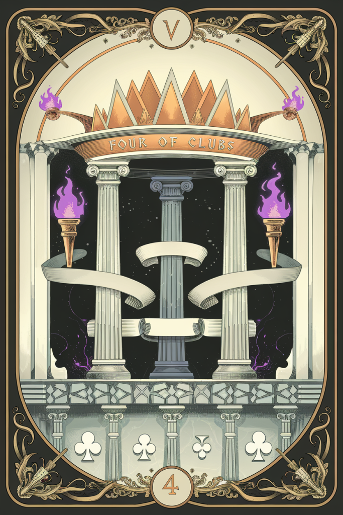 4 of Clubs Destiny Card — Ramazing Designs