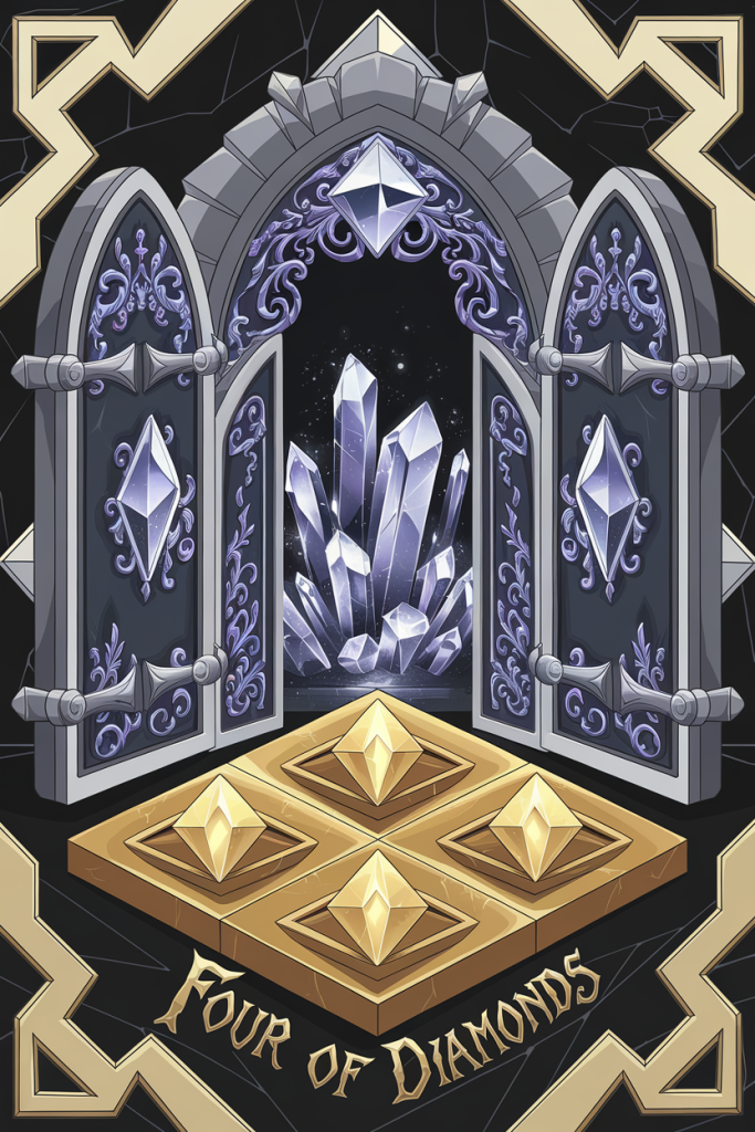 4 of Diamonds Destiny Card — Ramazing Designs