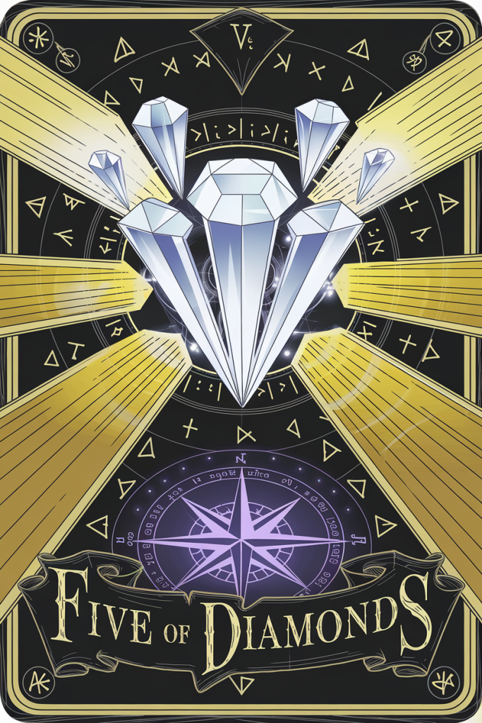 5 of Diamonds Destiny Card — Ramazing Designs