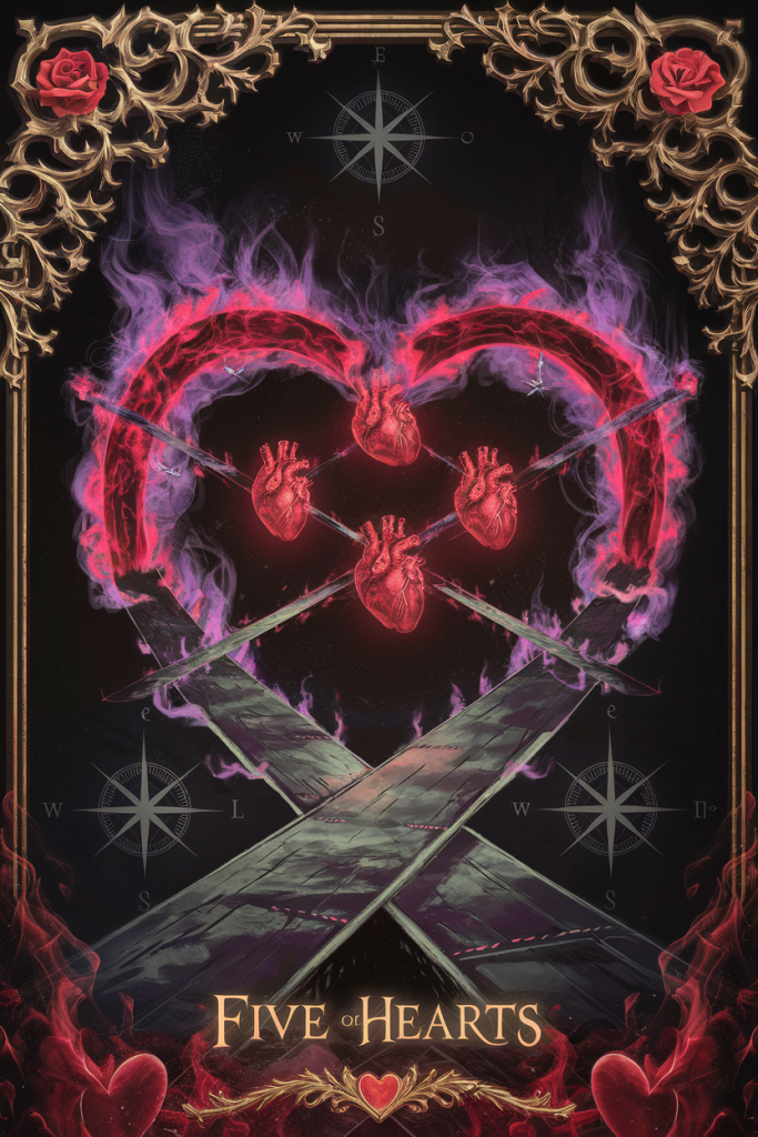 5 of Hearts Destiny Card — Ramazing Designs