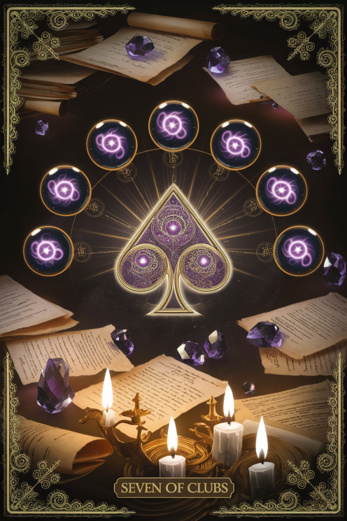7 of Clubs Destiny Card — Ramazing Designs