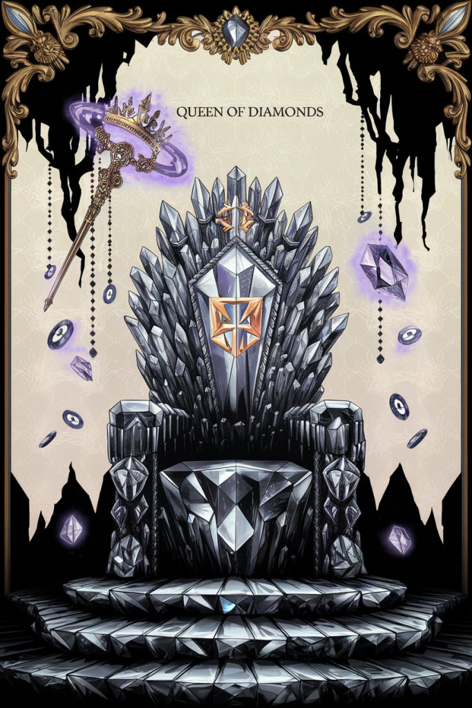 Queen of Diamonds Destiny Card — Ramazing Designs