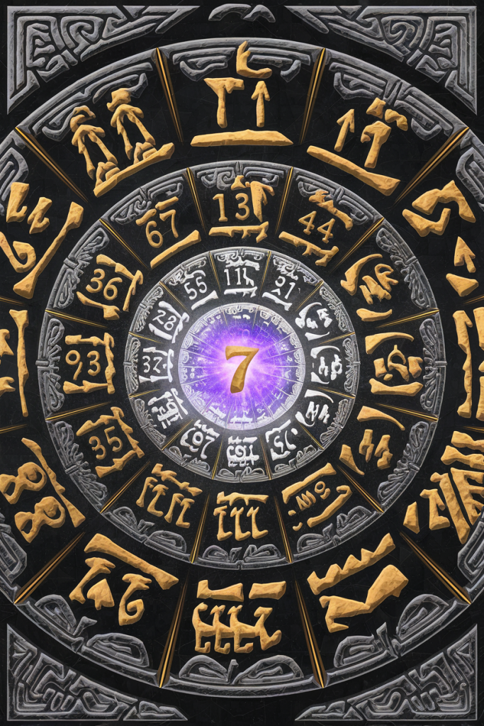 Card Numbers — Sacred Numerology Tablet